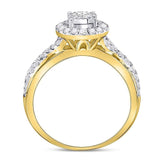 14kt Yellow Gold Round Diamond Solitaire Bridal Wedding Engagement Ring 3/4 Cttw