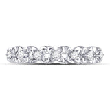 10kt White Gold Womens Round Diamond Flower Petal Stackable Band Ring 1/6 Cttw