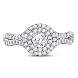 Round Diamond Solitaire Bridal Wedding Engagement Ring 1 Cttw