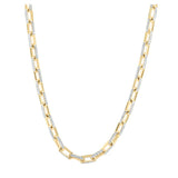 10kt Yellow Gold Mens Round Diamond 18-inch Anchor Link Chain Necklace 10 Cttw