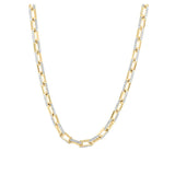 10kt Yellow Gold Mens Round Diamond 20-inch Anchor Link Chain Necklace 11-1/2 Cttw